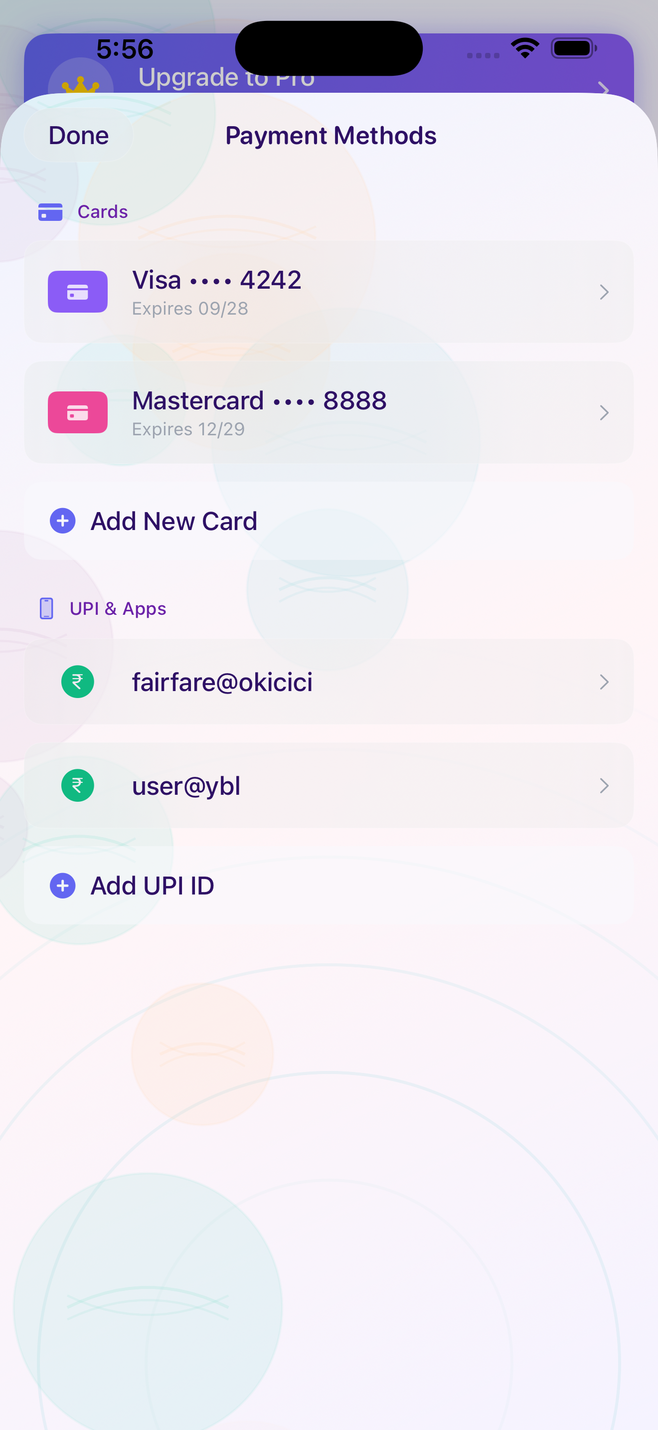 FairFare App Screen 5